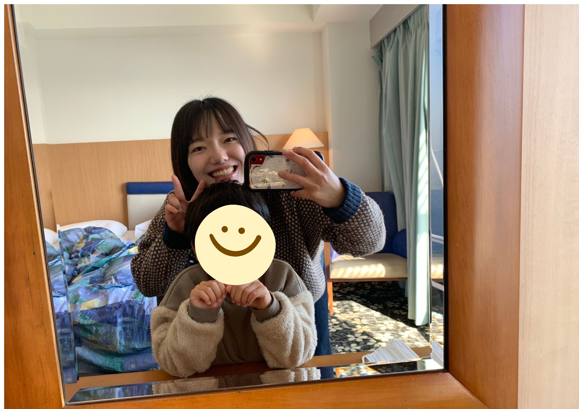 奥村さんと子どもたちの様子