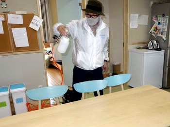 コロナウィルス対策 光触媒でコーティング