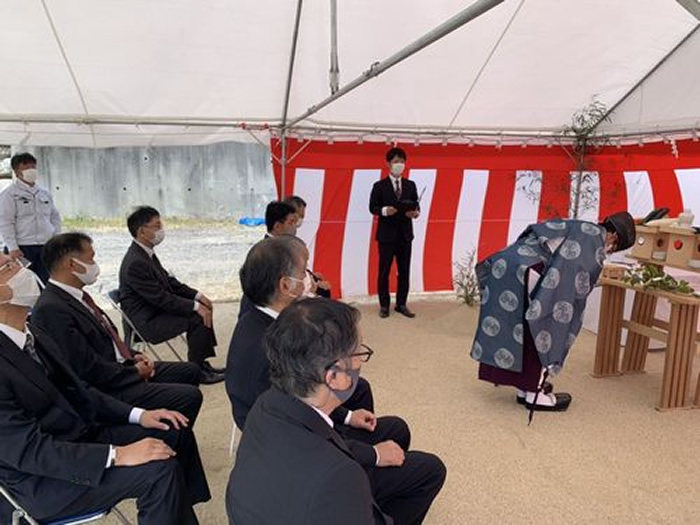 サテライト施設(分園)の地鎮祭が執り行われました