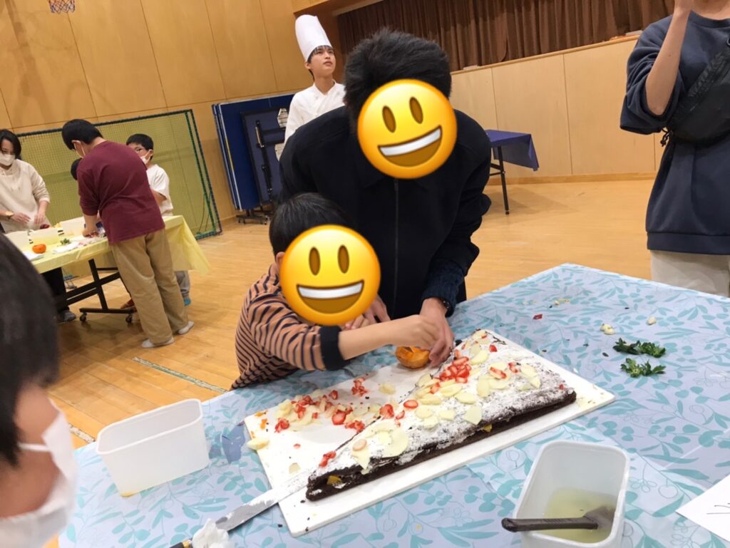 フレベールクリスマスケーキ訪問