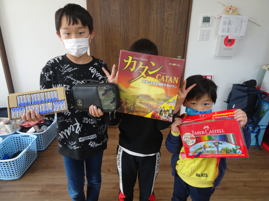 ありがとうございます。（寄贈）