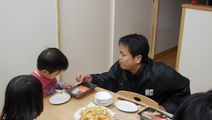お寿司慰問